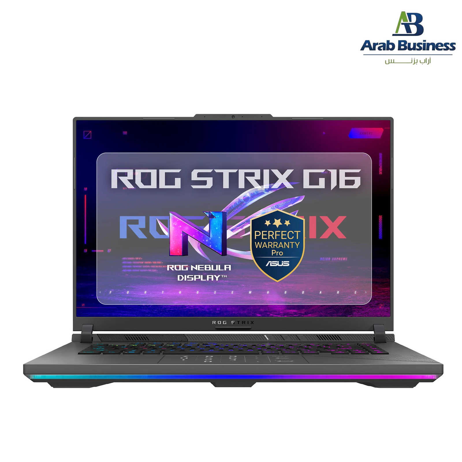 LAPTOP ASUS ROG Strix G16 G614PM-TS659W  CPU R9-8940HX RAM DDR5 16GB HD 512GB NVMe M.2 SSD VGA RTX 5060 8GB GDDR7 16-inch  2.5K (2560 x 1600 WQXGA) 3ms 300Hz Backlit Chiclet Keyboard 1-Zone RGB With Copilot key ROG backpack win 90NR0KW7-M00CZ0