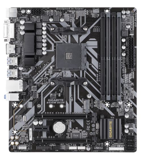 MB GIGABYTE B450 DS3H AMD