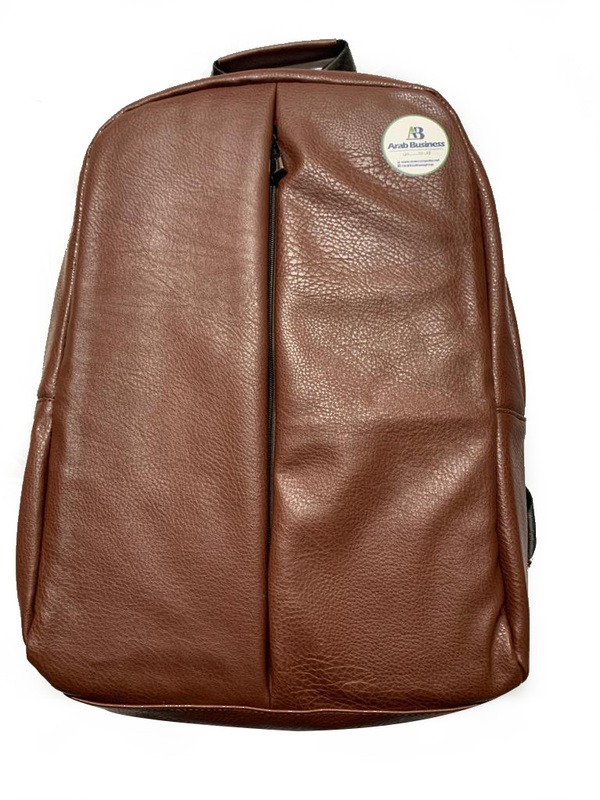 leather backpack for laptop (Brown)