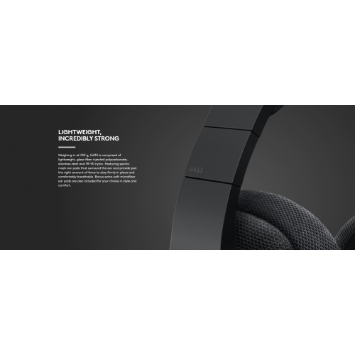 Headphone LOGITECH GAMING HEADSET G 433 7.1 SURROUND 3.5 MM EMEA TRIBLE