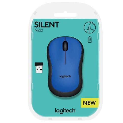Logitech M220 Silent - EMEA-910-004879 - Blue
