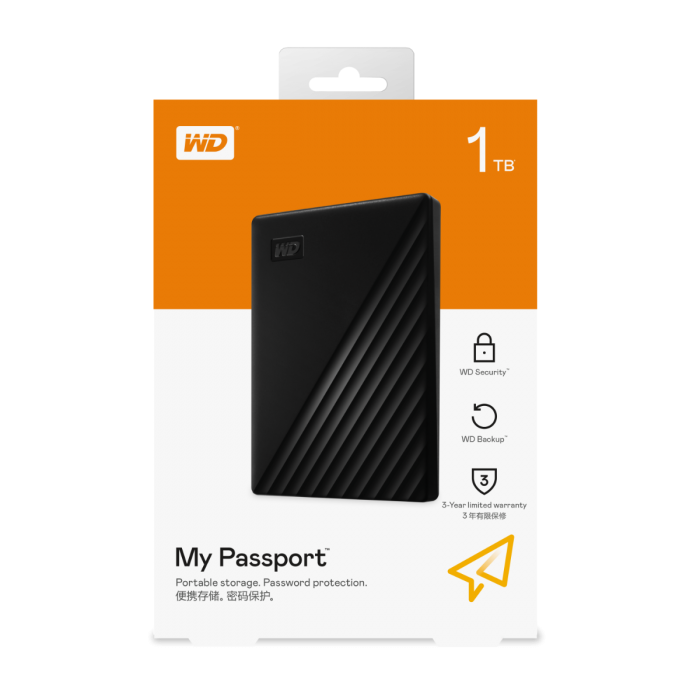 HDD Western Digital My Passport - 1TB