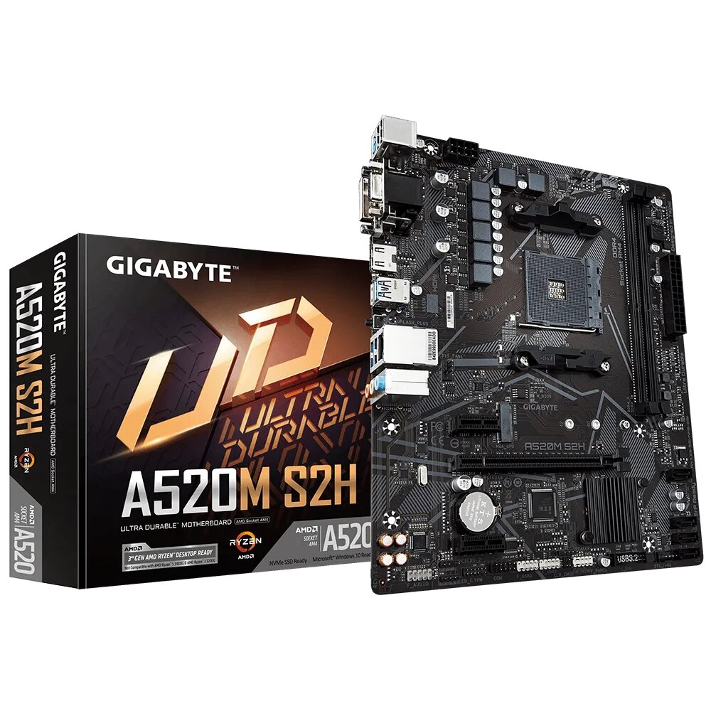 MB GIGABYTE A520 M S2H AMD