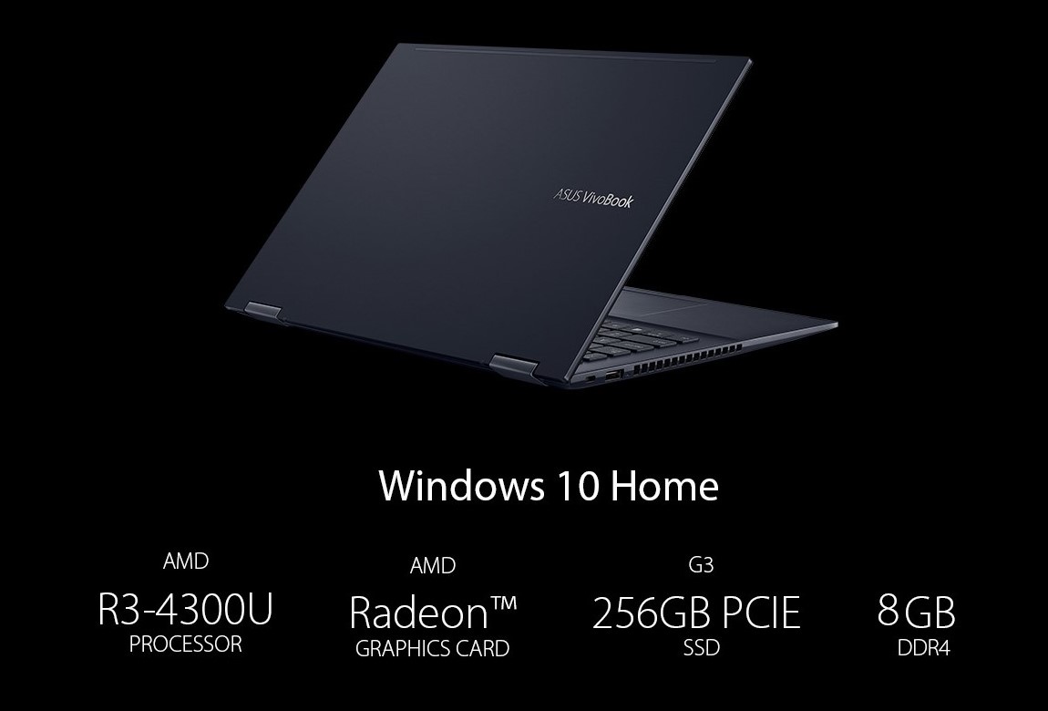 VivoBook Flip14 R3-4300U - DDR4 - 256G PCIE G3