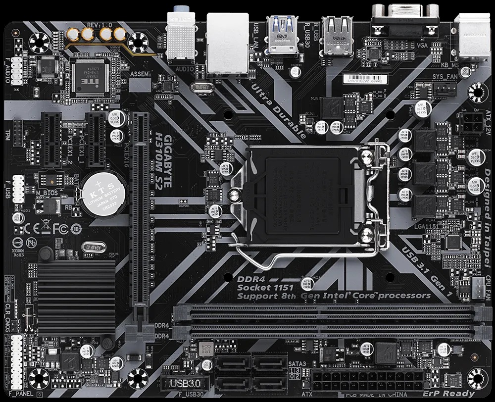 MB GIGABYTE H310M S2 INTEL (rev. 1.0)