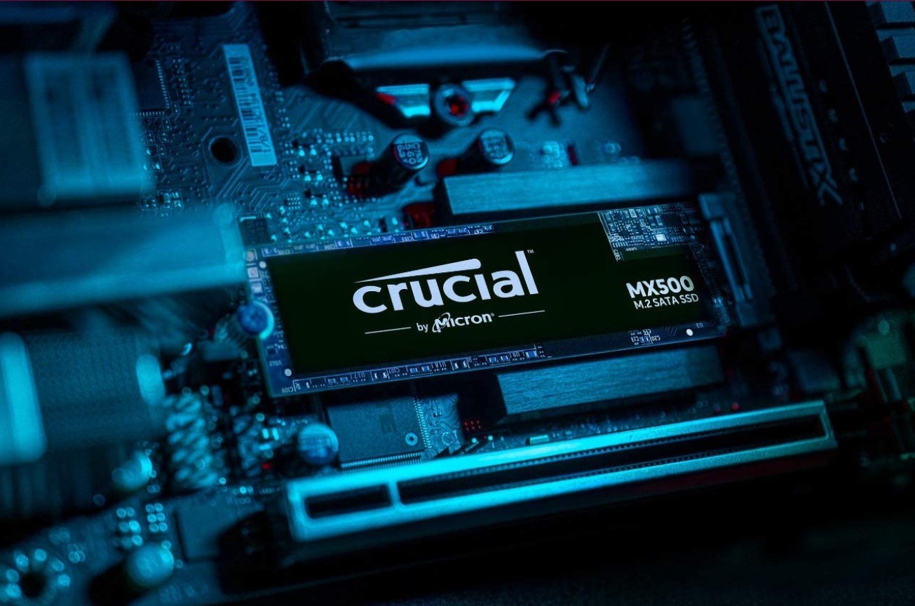 Crucial MX500 500GB 3D NAND SATA M.2