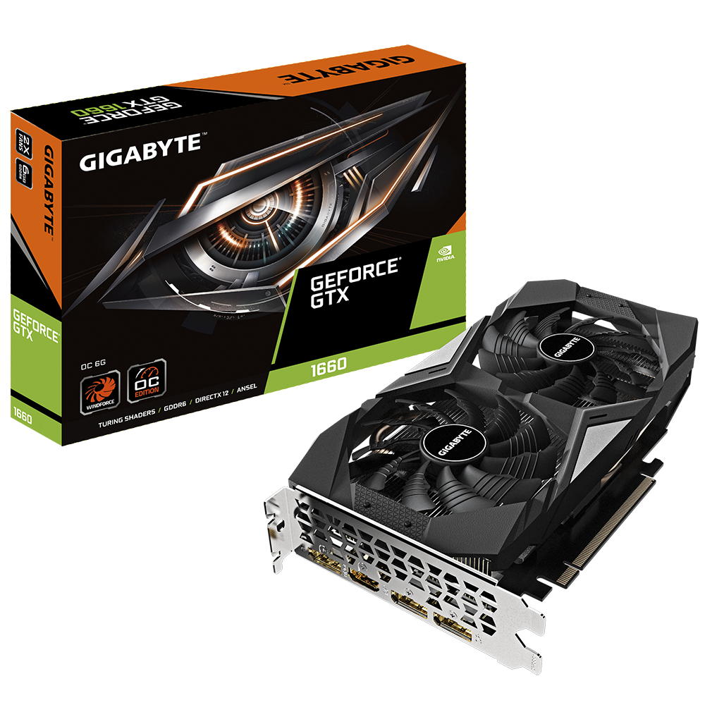 GIGABYTE GEFORCE GTX 1660 OC 6G
