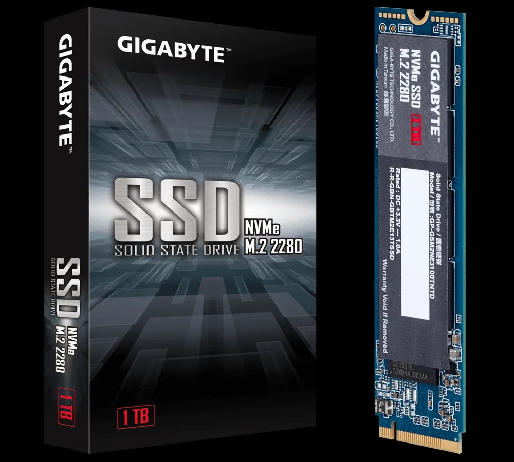 GIGABYTE SSD NVME M2 2280 1T GB  M2