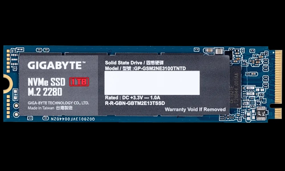 GIGABYTE SSD NVME M2 2280 1T GB  M2