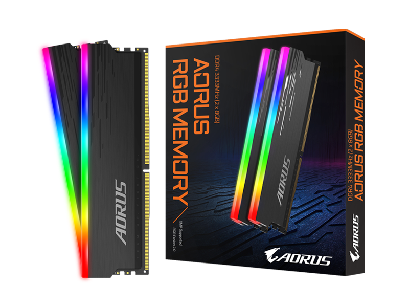 RAM GIGABYTE RGB Memory DDR4 16GB (2x8GB) 3333MHz
