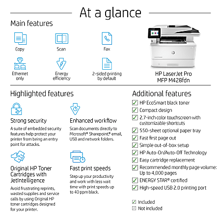 HP LaserJet Pro MFP M428fdn