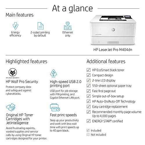 HP LaserJet Pro M404dn