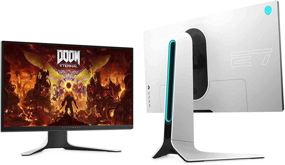 Alienware 240Hz Gaming Monitor 27 Inch Monitor with FHD (Full HD 1920 x 1080) Display, IPS Technology, 1ms Response Time, Lunar Light - AW2720HF