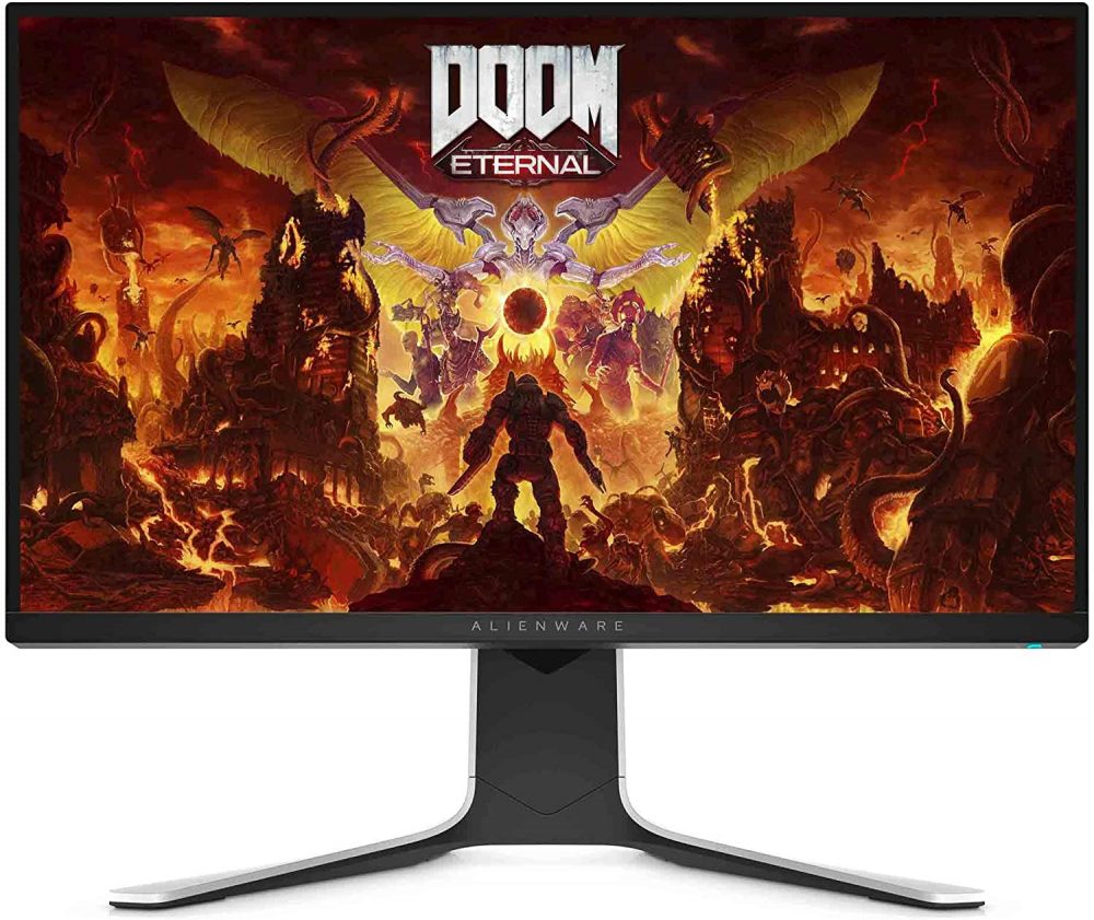 Alienware 240Hz Gaming Monitor 27 Inch Monitor with FHD (Full HD 1920 x 1080) Display, IPS Technology, 1ms Response Time, Lunar Light - AW2720HF