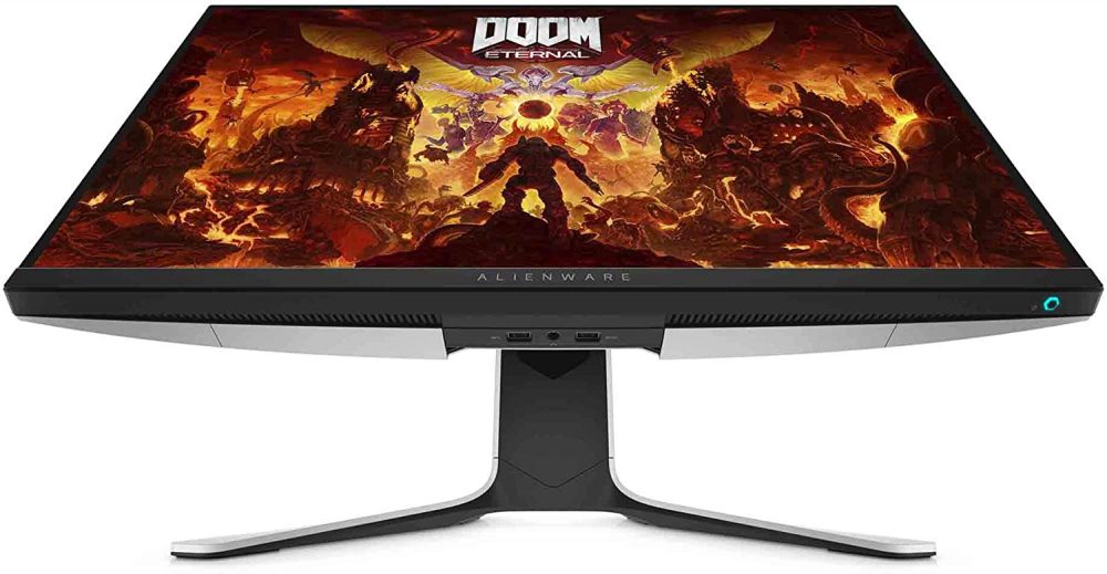 Alienware 240Hz Gaming Monitor 27 Inch Monitor with FHD (Full HD 1920 x 1080) Display, IPS Technology, 1ms Response Time, Lunar Light - AW2720HF