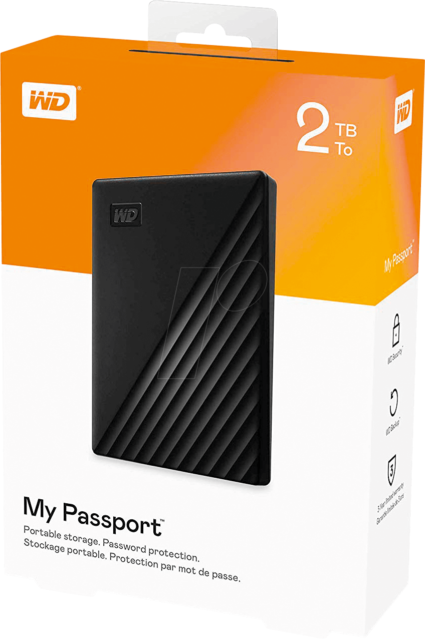 Western Digital My Passport - 2TB - Black