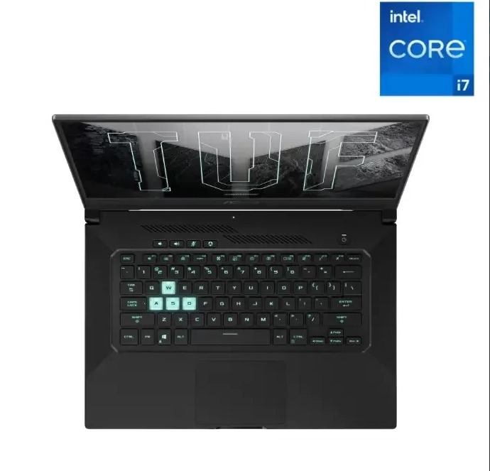 ASUS TUF Dash F15 FX516PC-HN001T Gaming Laptop 15.6-inch 144Hz Intel Core i7 11370H 8GB DDR4, 512GB PCIe SSD RTX 3050 Win 10 Grey