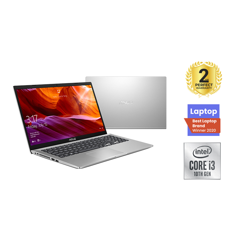 ASUS X509FA-BR949T-Intel® Core™ i3-10110U-Intel® UHD Graphics-15.6 HD -RAM 4GB-256GB-Transparent Silver