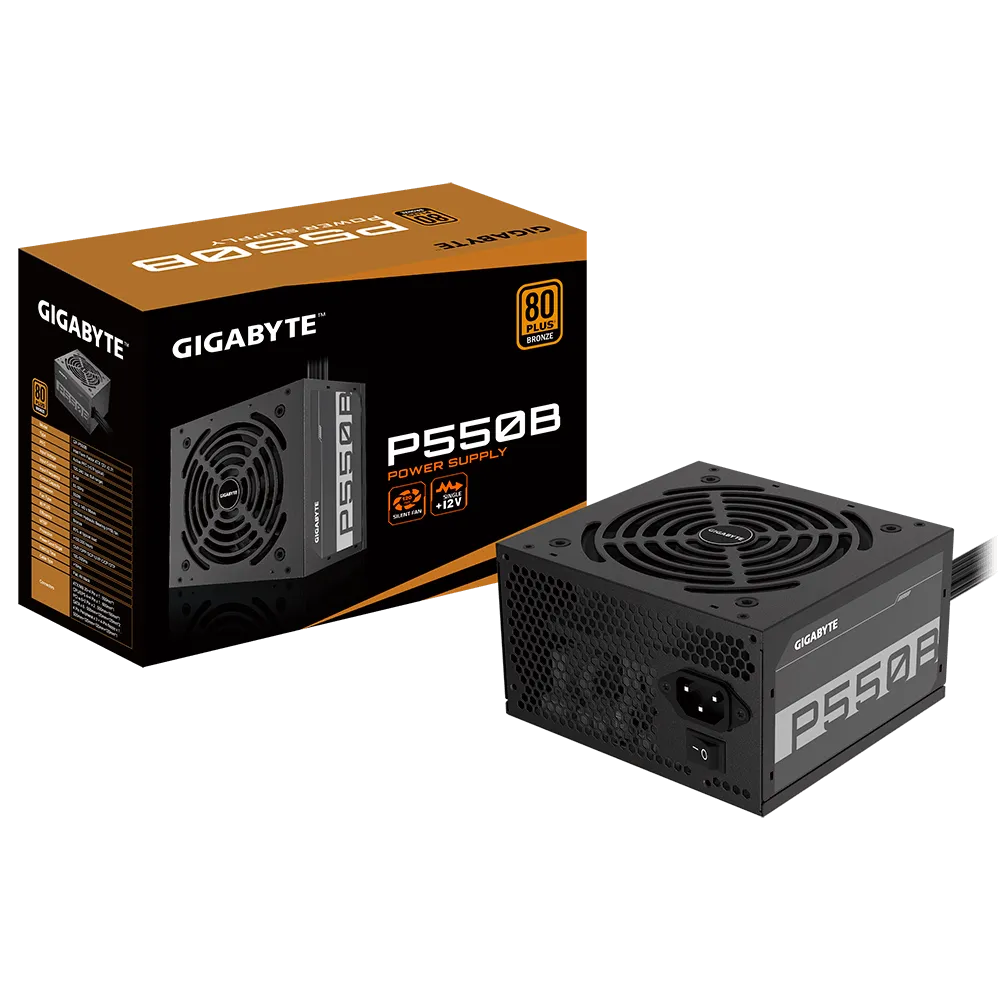 Power Supply GIGABYTE™ P550B 550W 80-Bronze