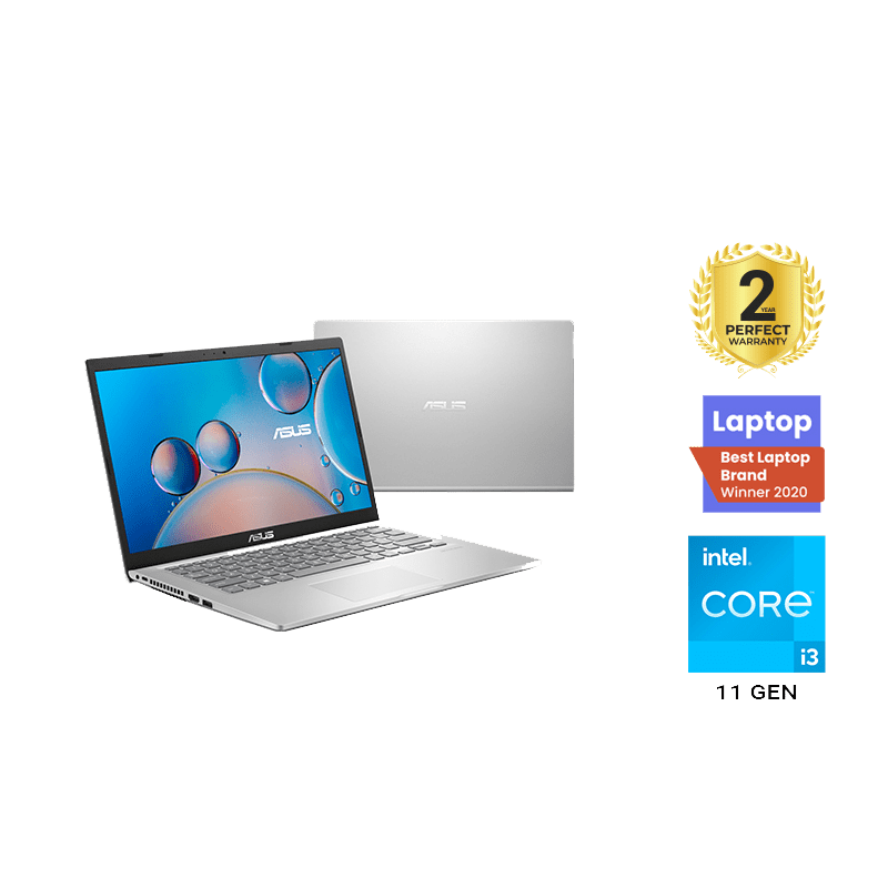 ASUS Vivobook X415EA-EB003W 14-inch FHD Intel Core i3-1115G4, 4GB DDR4, 256GB PCIe SSD, Intel® UHD Graphics Win 10 Transparent Silver
