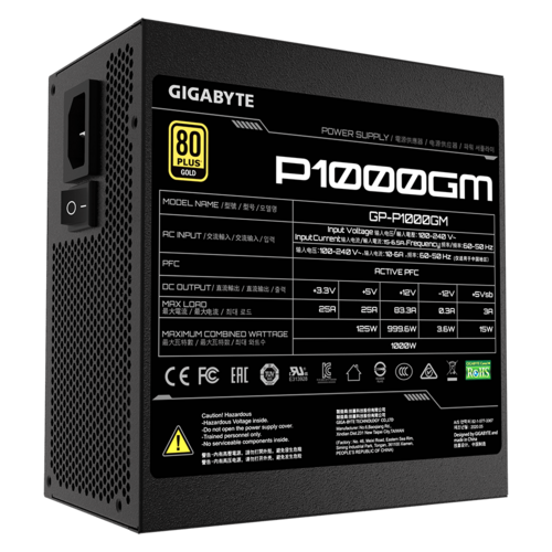 POWER SUPPLY GIGABYTE P1000GM
