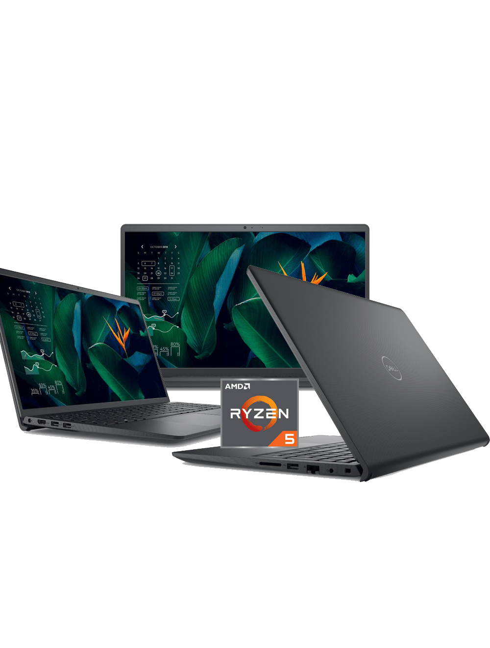 Dell Vostro 3515 - AMD Ryzen 5 3450U - 16GB - 512GB SSD - AMD Radeon Vega 8 Graphics - 15.6" FHD – Black