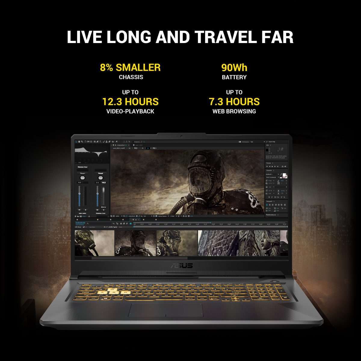 Asus TUF Gaming F17 FX706HEB-HX152T Gaming Laptop 17.3-inch FHD 144Hz Intel Core i7-11800H 16GB DDR4 512GB PCIe SSD RTX 3050 Ti 4GB DDR6 win10 Eclipse Gray