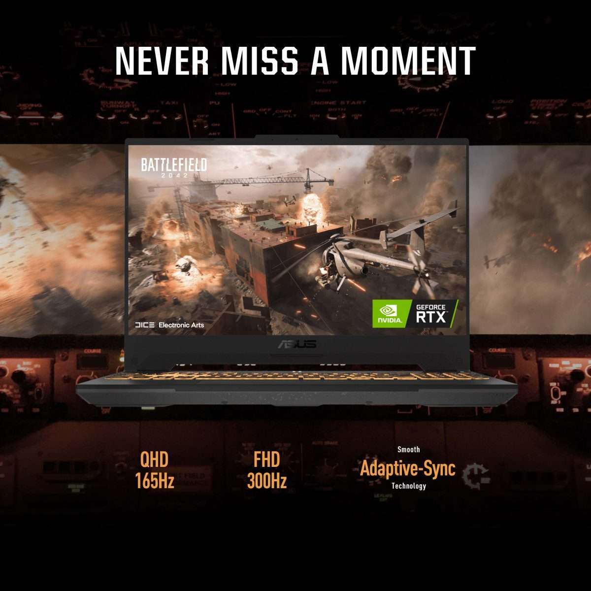 ASUS TUF F15 FX507ZM-HF012W Gaming Laptop, 15.6 Inch Full HD 300 Hz Intel  Core i7 12700H 16GB DDR5 1TB SSD PCIe GTX 3060 6GB GDDR6 Win 11 Mecha Grey