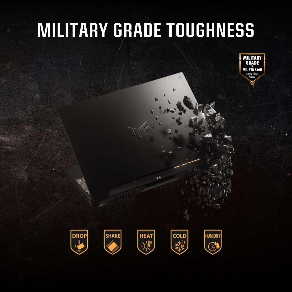 ASUS Tuf F15 FX507ZE-HN080W Gaming Laptop 15.6 Inch FHD 144Hz Intel Corei7-12700H 16GB DDR5 512GB PCIe SSD RTX™ 3050 Ti 4GB GDDR6 Win11 Mecha Grey