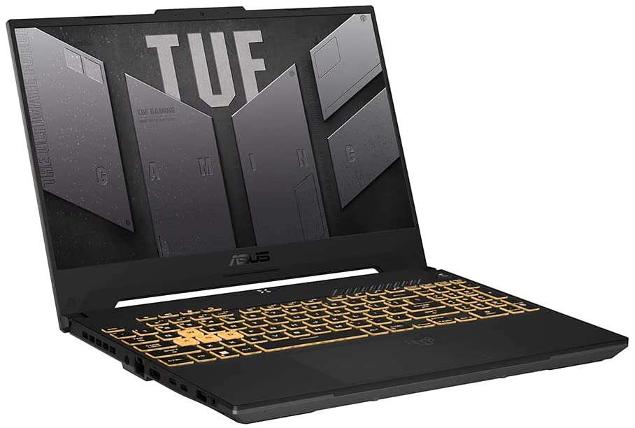 ASUS TUF F15 FX507ZM-HF012W Gaming Laptop, 15.6 Inch Full HD 300 Hz Intel  Core i7 12700H 16GB DDR5 1TB SSD PCIe GTX 3060 6GB GDDR6 Win 11 Mecha Grey