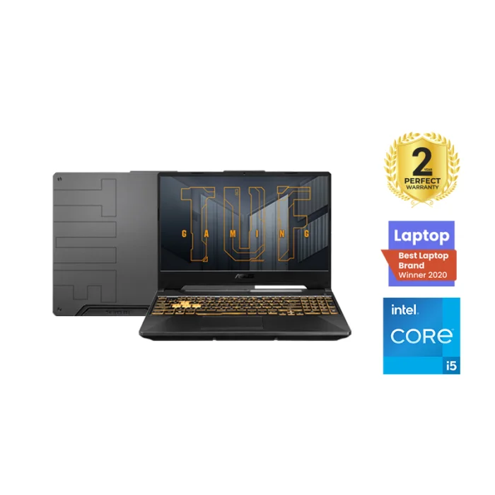 Asus TUF F15 FX506HEB-HN145W Gaming Laptop 15.6 Inch FHD 144Hz Intel Core i5-11400H 8GB 512GB PCIe SSD RTX™ 3050 Ti 4GB GDDR6 Win 11 Eclipse Grey