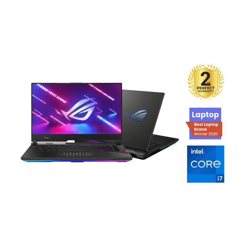 Asus ROG Strix Scar 15 G533ZM-LN046W Gaming Laptop 15.6-inch WQHD 240 HZ Intel Core i7-12700H 16GB DDR5 1 TB PCIe SSD RTX 3060 DDR6 6GB Win 11 Black