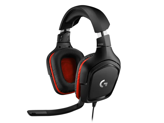 Logitech G332 Wired Gaming Headset, Rotating Leatherette Ear Cups, 3.5 mm Audio Jack, Flip-to-Mute Mic, Lightweight for PC,Xbox One,Xbox Series X|S,PS5,PS4,Nintendo Switch, Black
