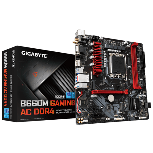 Intel® B660 GAMING Motherboard with 6+2+1 Phases Hybrid Digital VRM with MOS Heatsink, 2 x PCIe 4.0 M.2, 2.5GbE LAN, 802.11ac Wireless​, Rear USB 3.2 Gen 1 Type-C®, RGB FUSION 2.0, Q-Flash Plus​​​