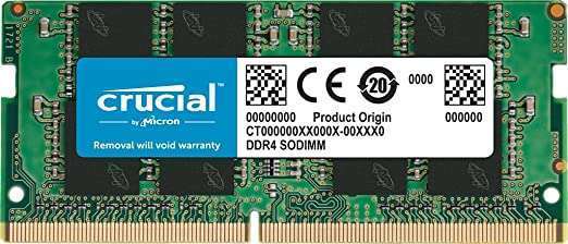 CRUCIAL 8GB DDR4 2666MHZ SODIMM LAPTOP MEMORY | CB8GS2666