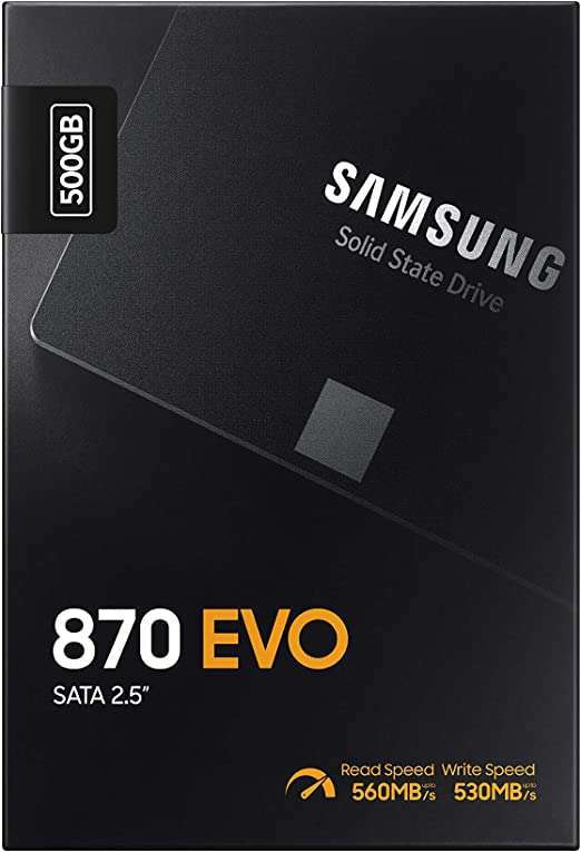 Samsung 870 EVO 500GB SATA 2.5" Internal Solid State Drive (SSD) (MZ-77E500)
