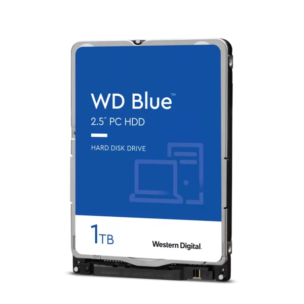 Western Digital 1TB WD Blue Mobile Hard Drive HDD - 5400 RPM, SATA 6 Gb/s, 128 MB Cache, 1.0" - WD10SPZX