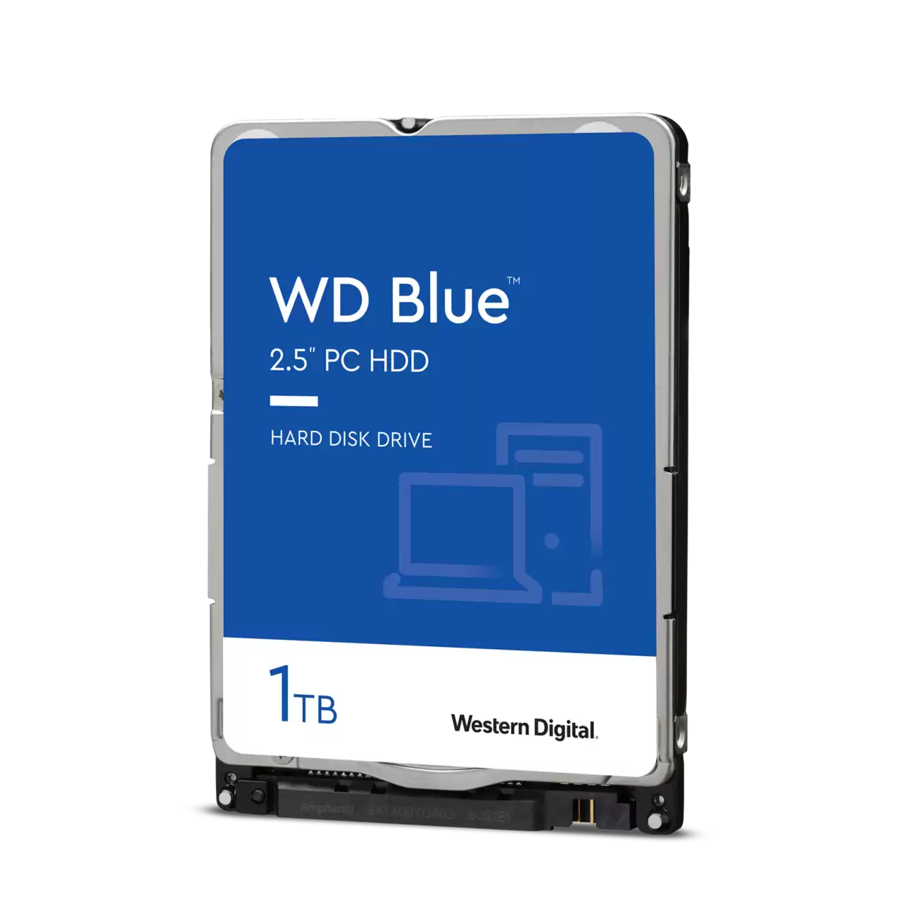 Western Digital 1TB WD Blue Mobile Hard Drive HDD - 5400 RPM, SATA 6 Gb/s, 128 MB Cache, 1.0" - WD10SPZX