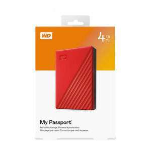 HDD Western Digital My Passport - 4TB Red