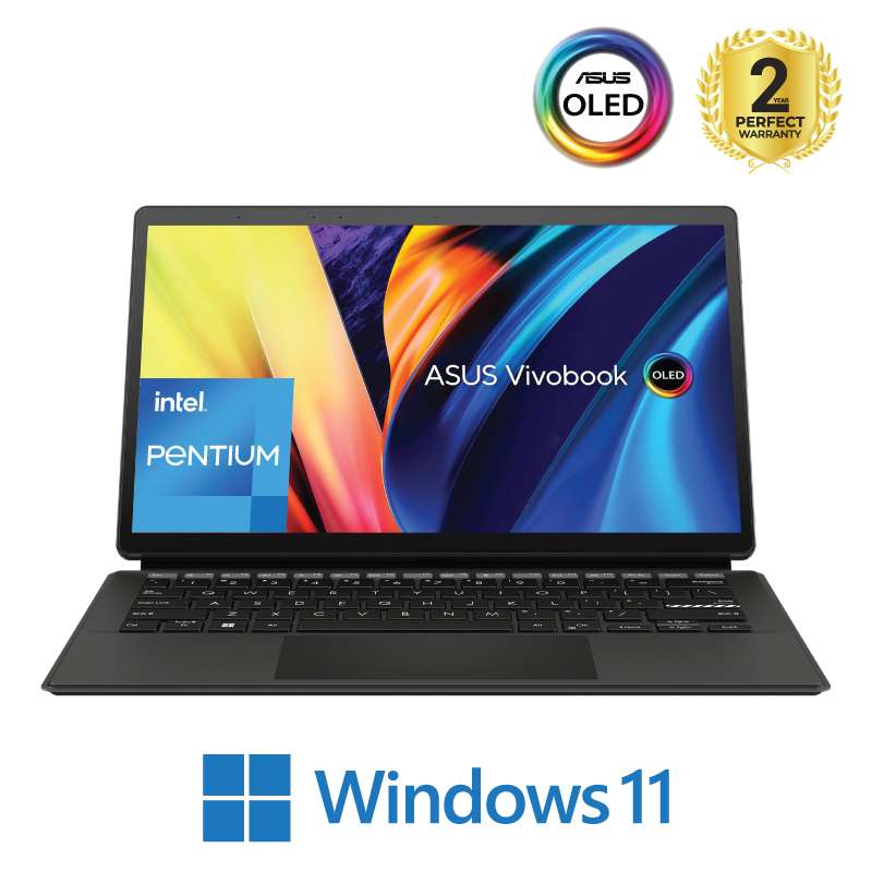ASUS Vivobook 13 Slate Oled T3300KA-OLED001W Intel Pentium N6000, 8GB Ram, 256GB SSD, Intel UHD, 13.3 inch FHD, Win11