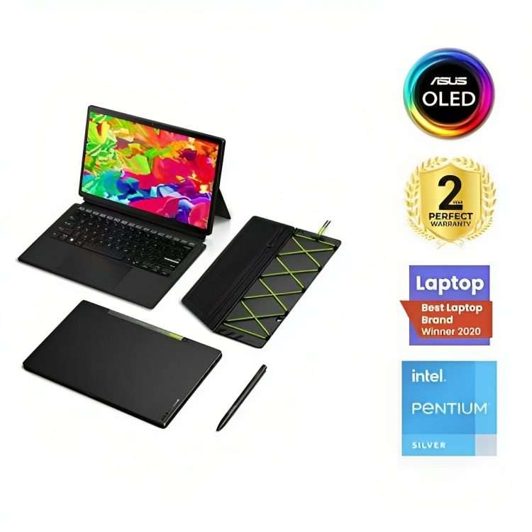 ASUS Vivobook 13 Slate Oled T3300KA-OLED001W Intel Pentium N6000, 8GB Ram, 256GB SSD, Intel UHD, 13.3 inch FHD, Win11