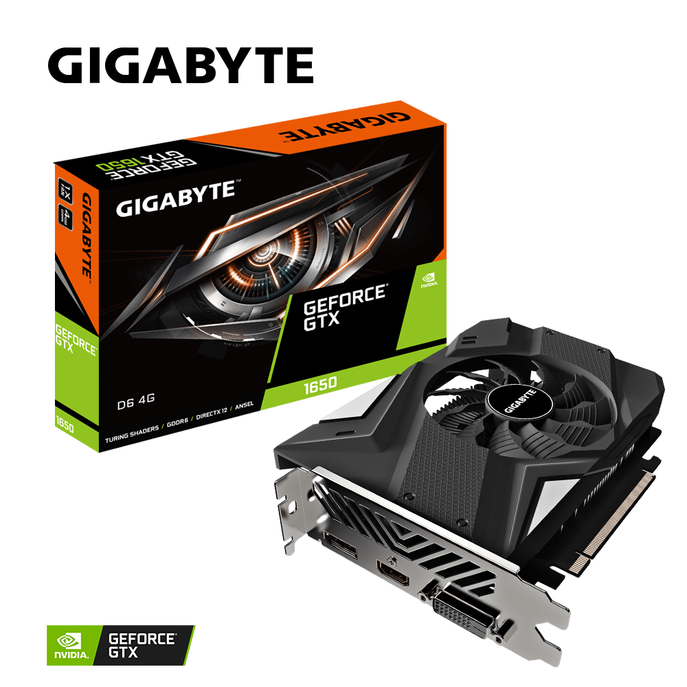 GeForce® GTX 1650 D6 4G (rev. 2.0)