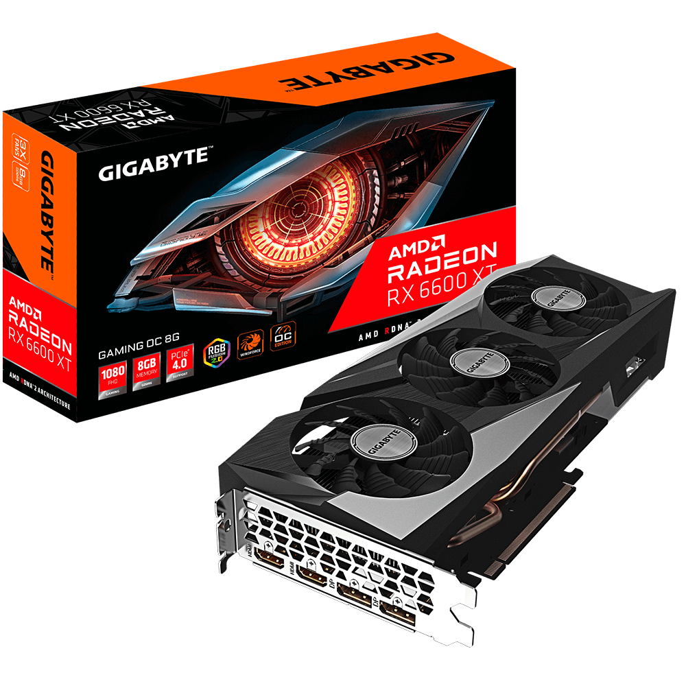 Gigabyte AMD Radeon RX 6600 XT GAMING OC 8G