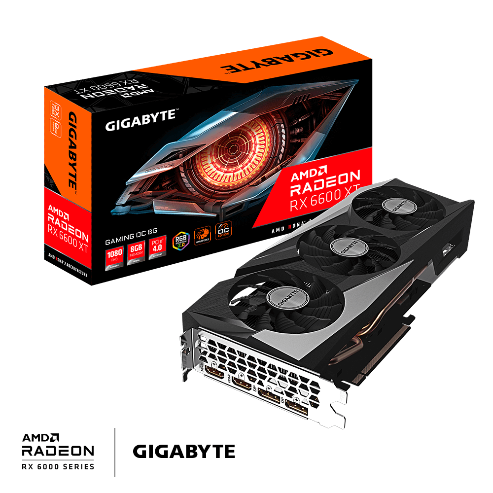 Gigabyte AMD Radeon RX 6600 XT GAMING OC 8G