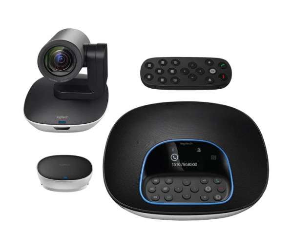 Logitech GROUP Full HD Conferencing Webcam System - Black