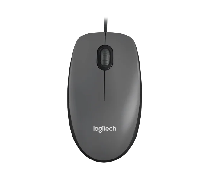 Logitech M90 Optical Wired Mouse - Black