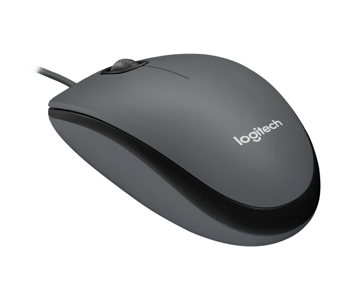 Logitech M90 Optical Wired Mouse - Black