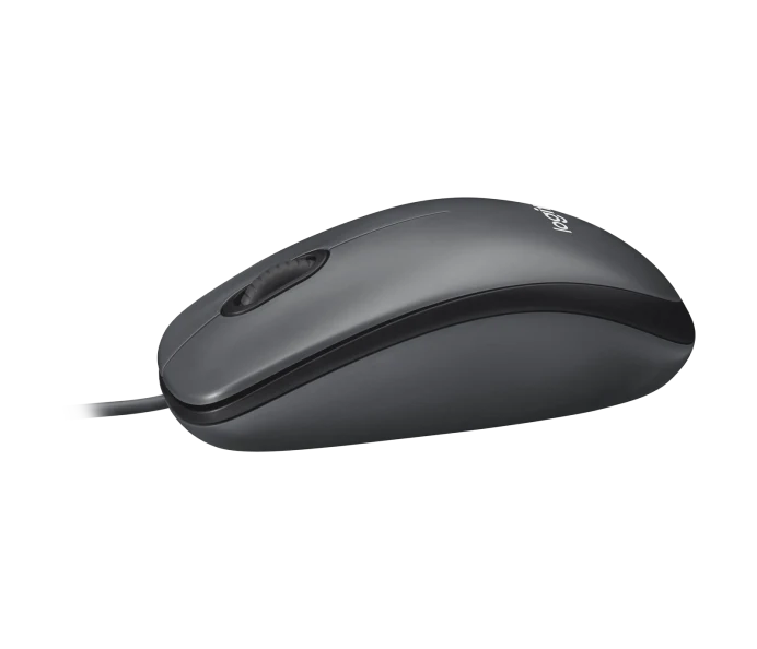 Logitech M90 Optical Wired Mouse - Black