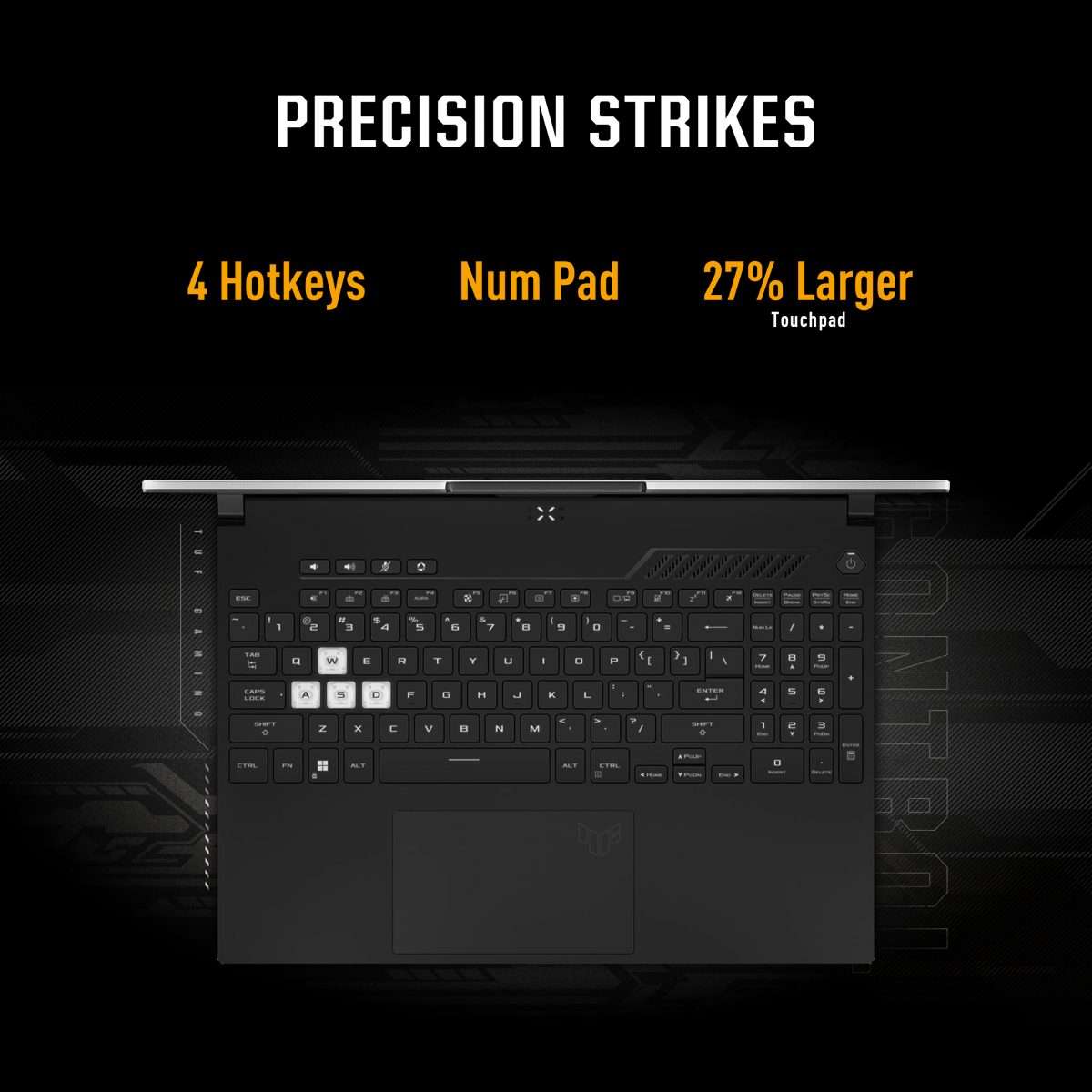 Asus TUF Gaming FX517ZC-HN051W Intel Core i5-12450H, 8GB Ram, 512GB SSD, Nvidia GeForce  RTX™ 3050 4GB GDDR6, 15.6 Inch - Off Black