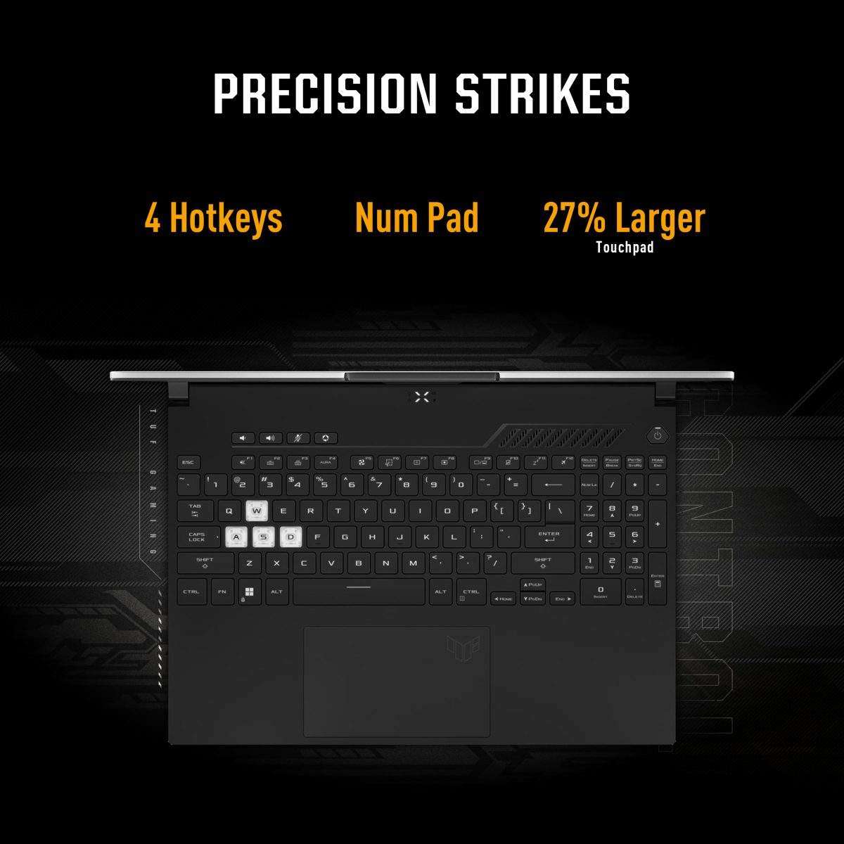 Asus TUF Gaming&nbsp;FX517ZM-HQ129W Intel Core i7-12650H , 16GB Ram, 1TB SSD, Nvidia GeForce RTX 3060 6 GB DDR6, 15.6 Inch - Moonlight White